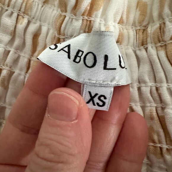 Saboluxe Women’s Extra Small Camari Linen Dress - Picture 7 of 9